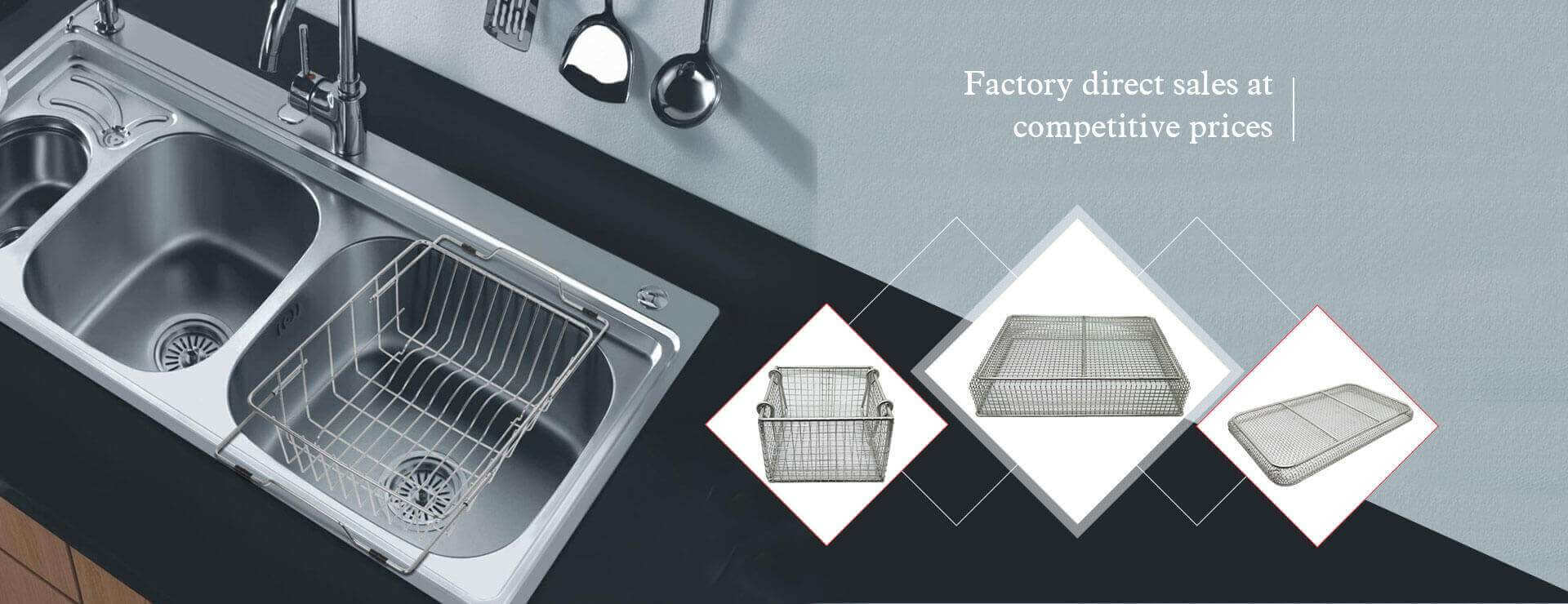 Stainless Steel Wire Mesh Basket