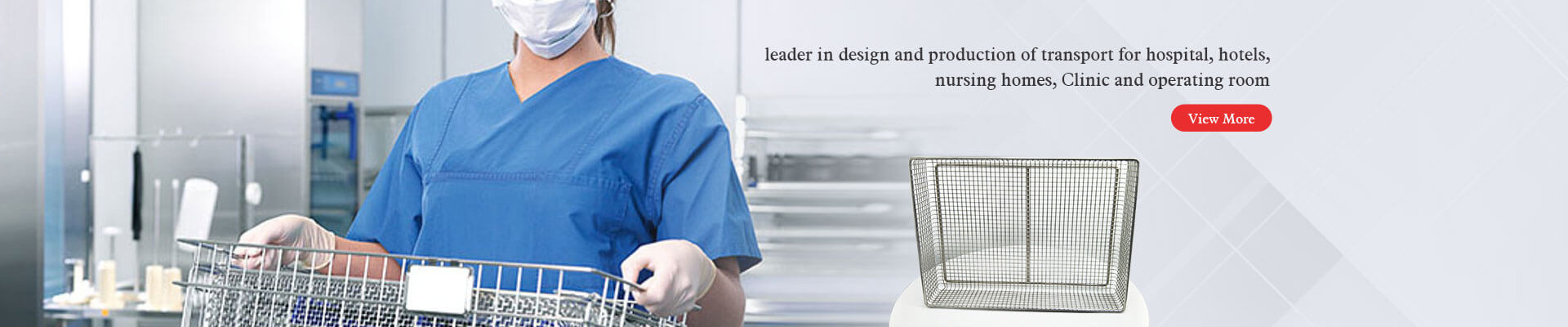 Stainless Steel Medical Disinfection Basket